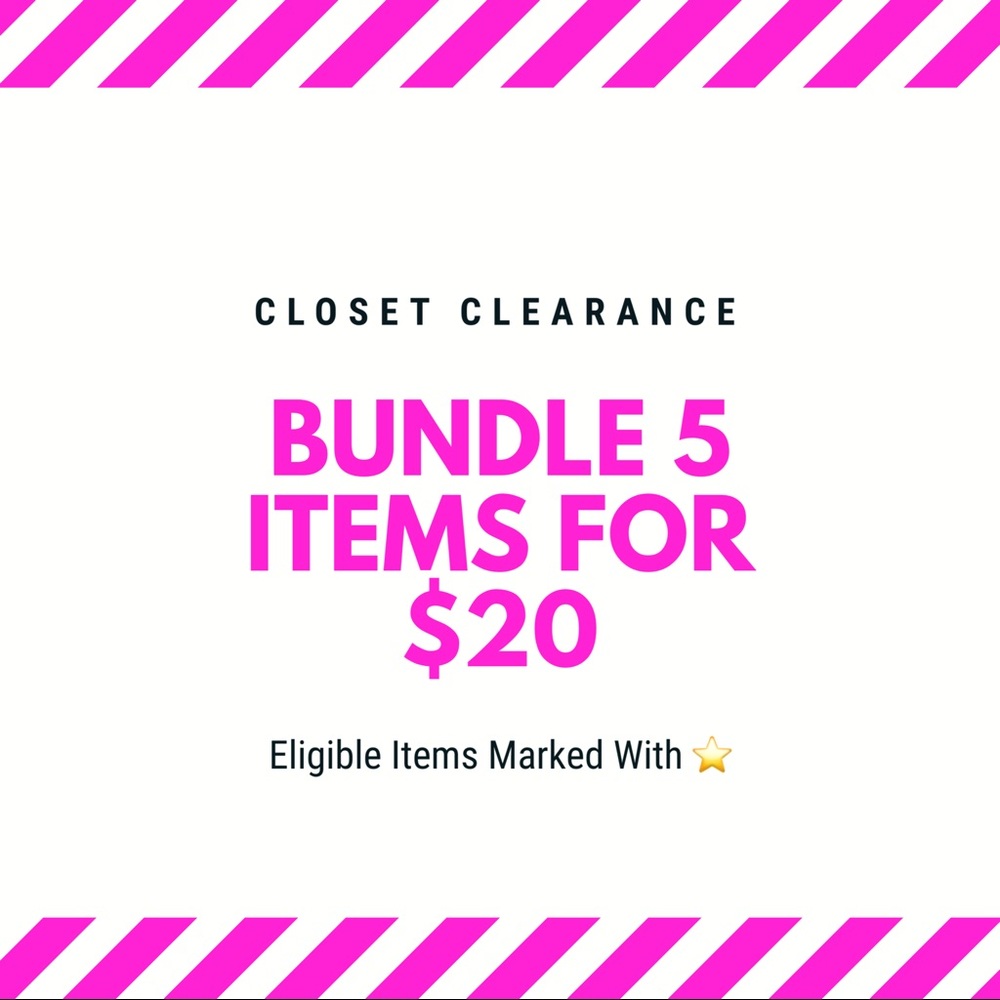 ⭐️⭐️⭐️CLOSET CLEARANCE